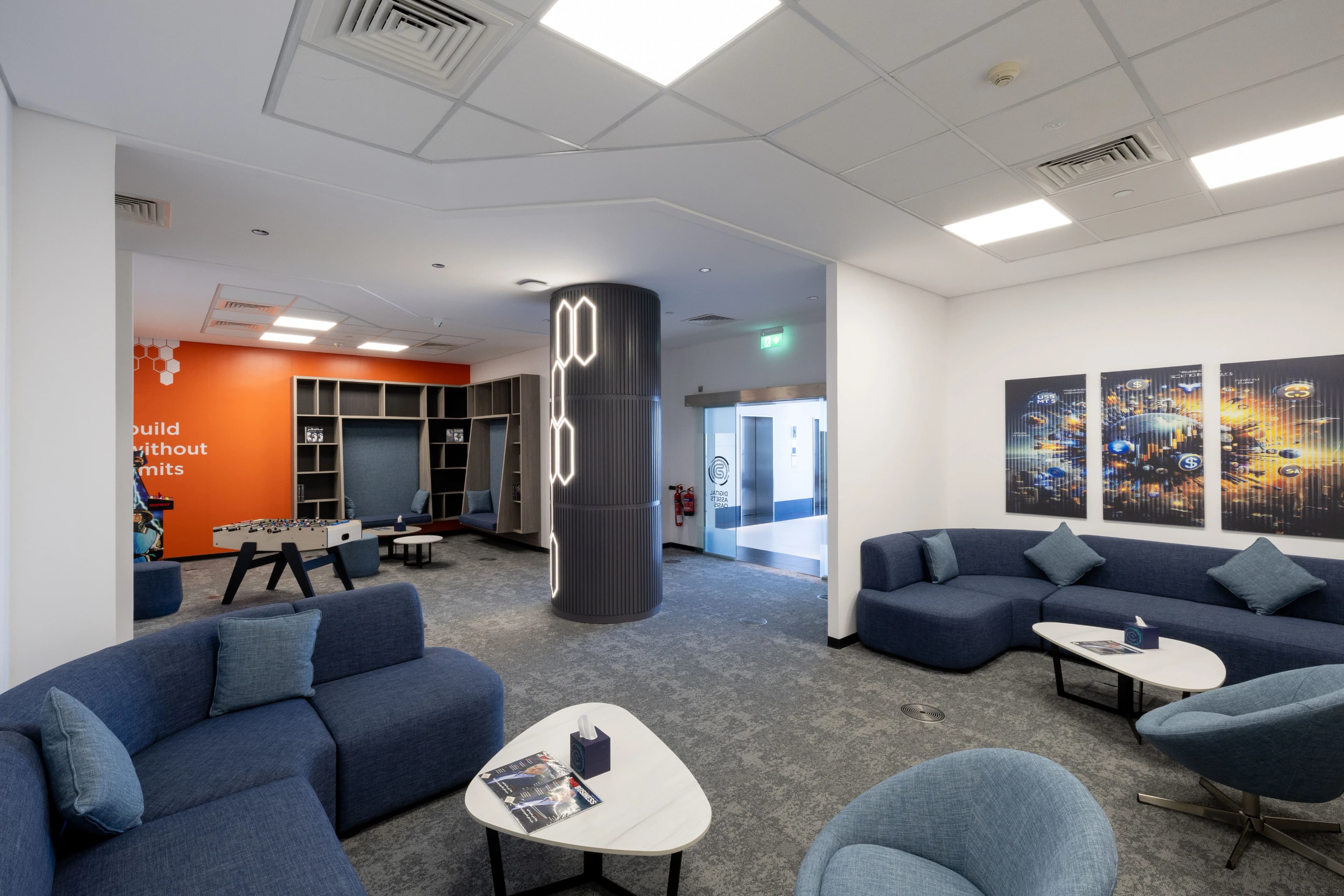Innovation HQ shared lounge