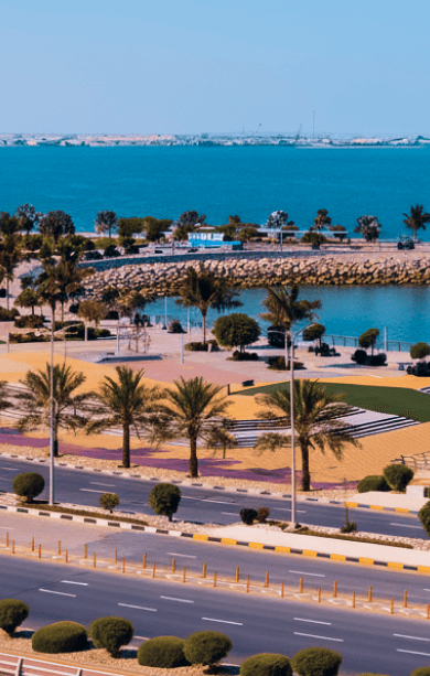 Man-made archipelago in Ras Al Khaimah
